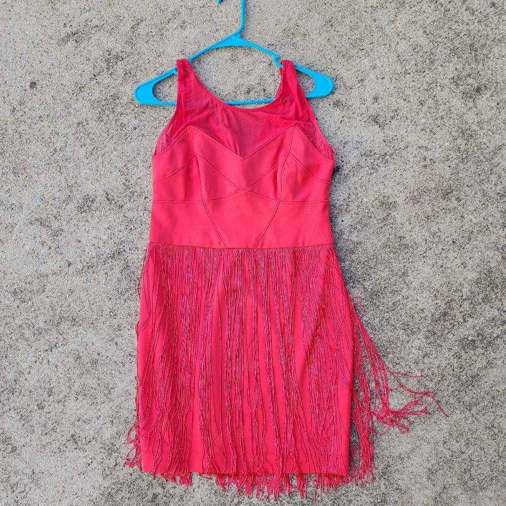 FRINGE dress! Size large